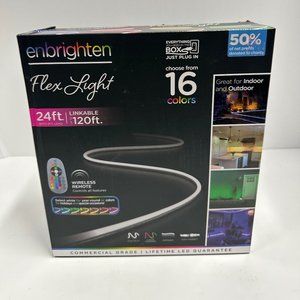 Enbrighten Flex Light strip 16 colors, 24ft with wireless remote